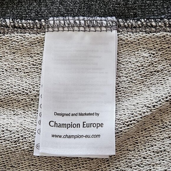 Champion x Wood Wood Sweatshirt Mens XL Heathered Gray LS Made In Italy Preppy - Picture 11 of 16